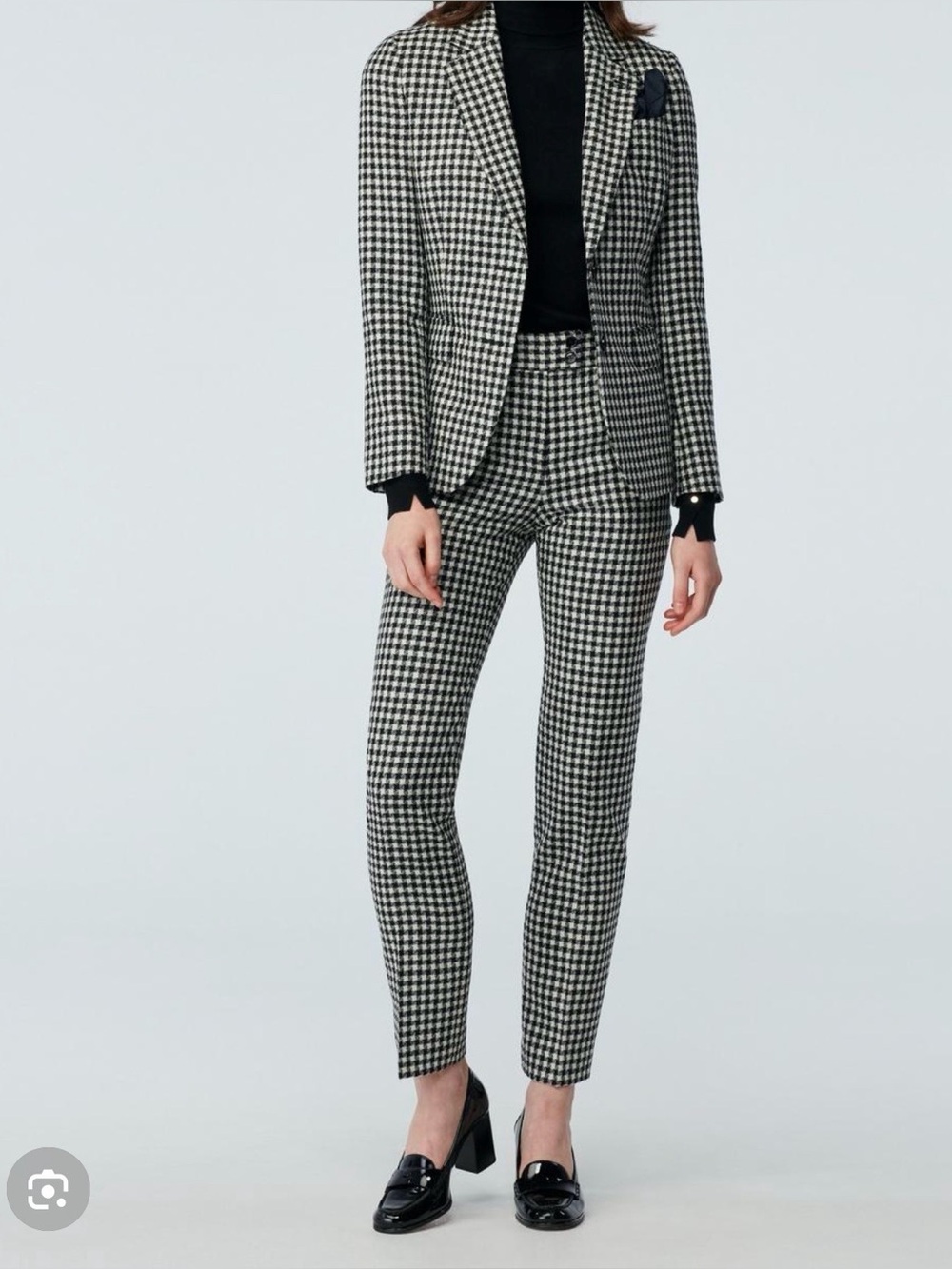 NWOT, INC International Concepts Black and White Houndstooth Dress Pants